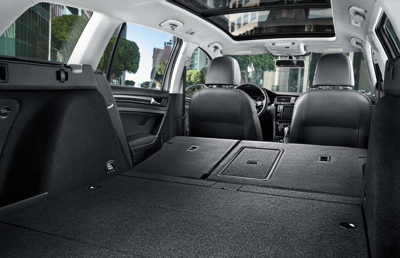 VW Golf SportWagen Cargo Space 