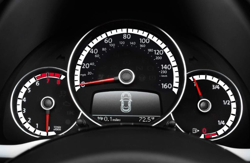 2017 VW Beetle Multi-Function Trip Computer
