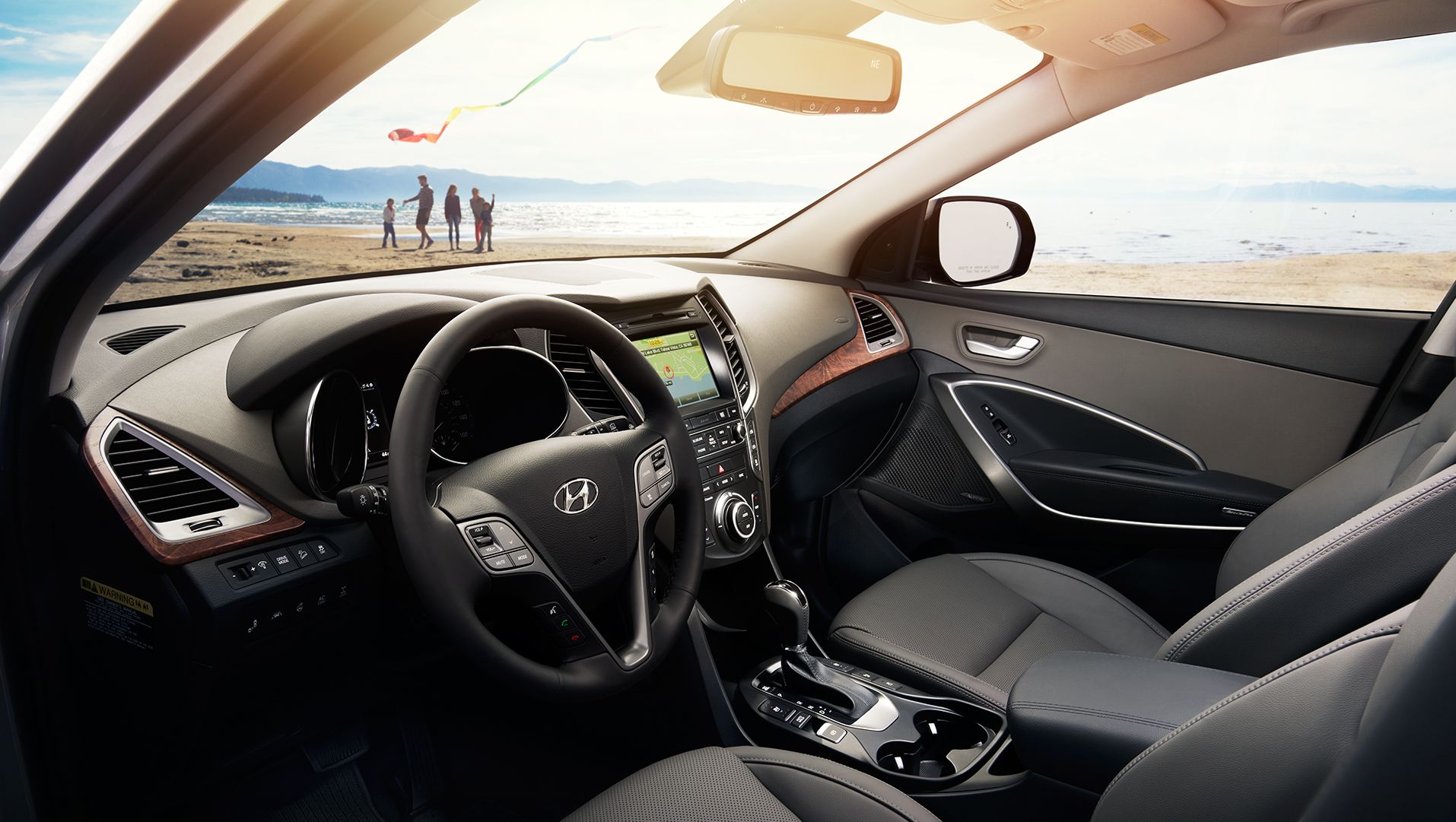 2017 Santa Fe with Ergonomic Center Stack 
