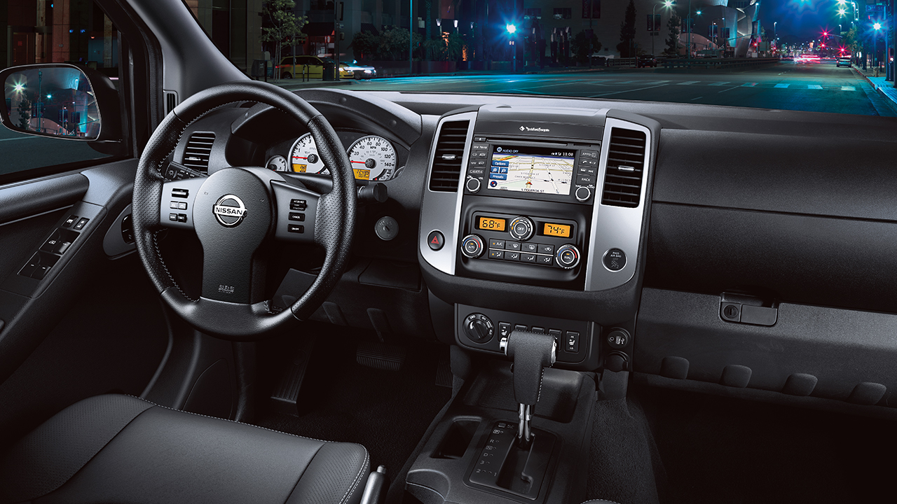 Interior of the 2017 Nissan Frontier