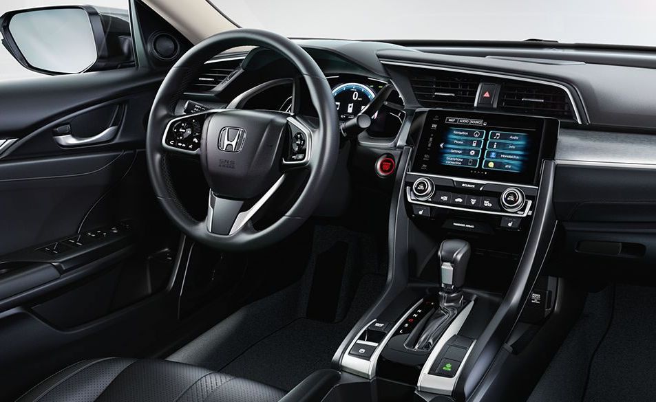 Interior of the Honda Civic