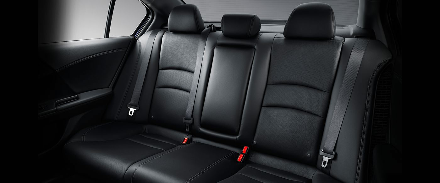 The Roomy Backseat of the Honda Accord Hybrid is Perfect for Three!