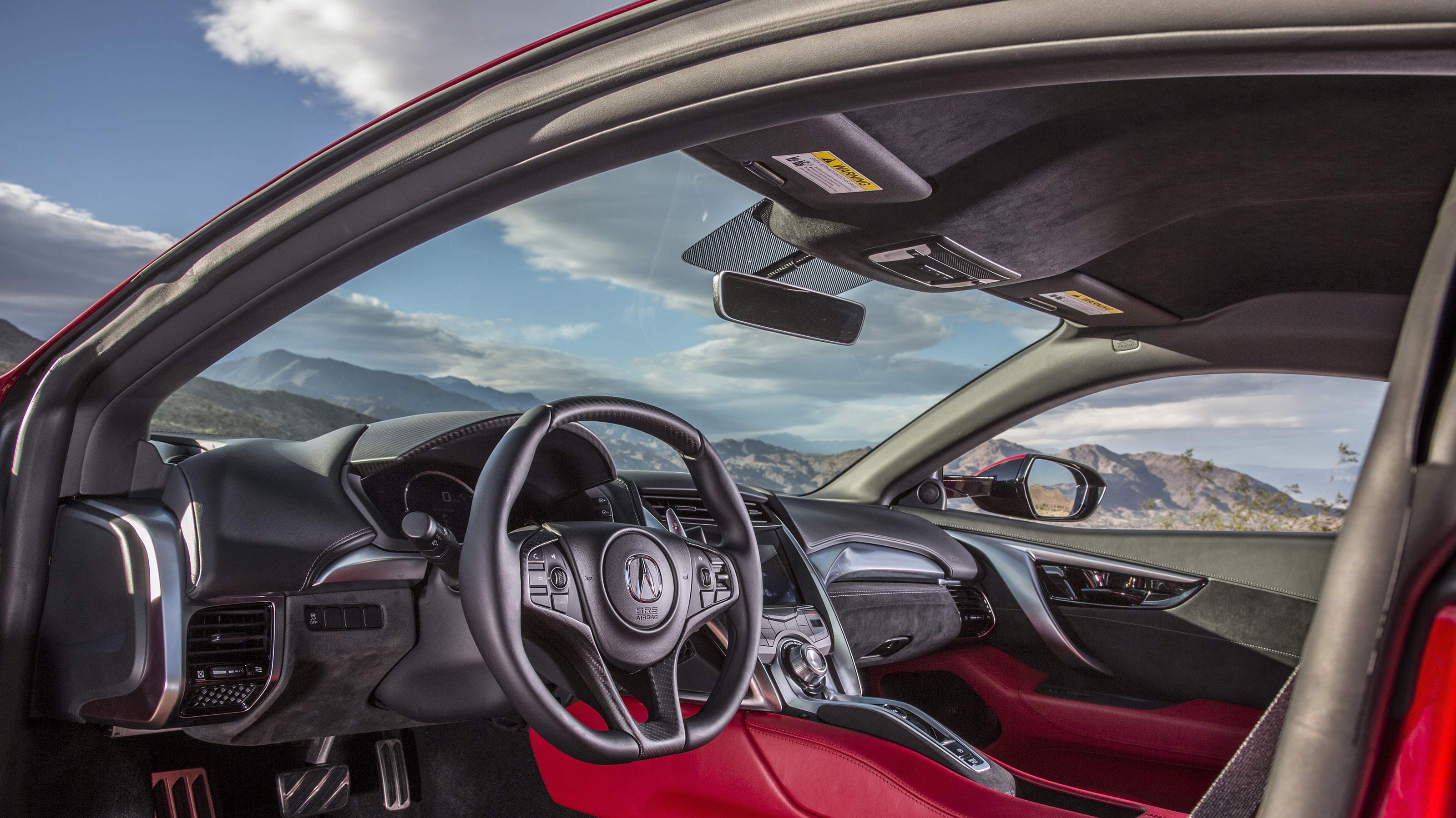 The Sporty Vibe of the Acura NSX Continues Inside