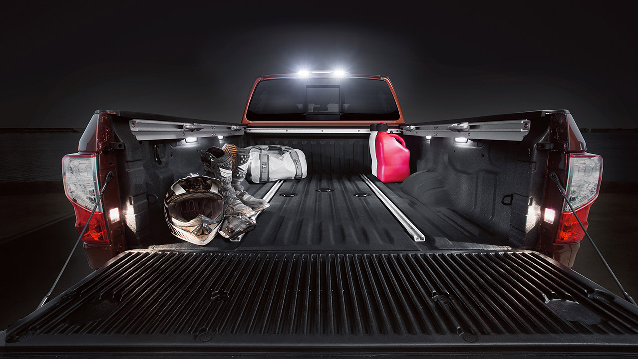 Nissan Titan XD with In-Bed Lights