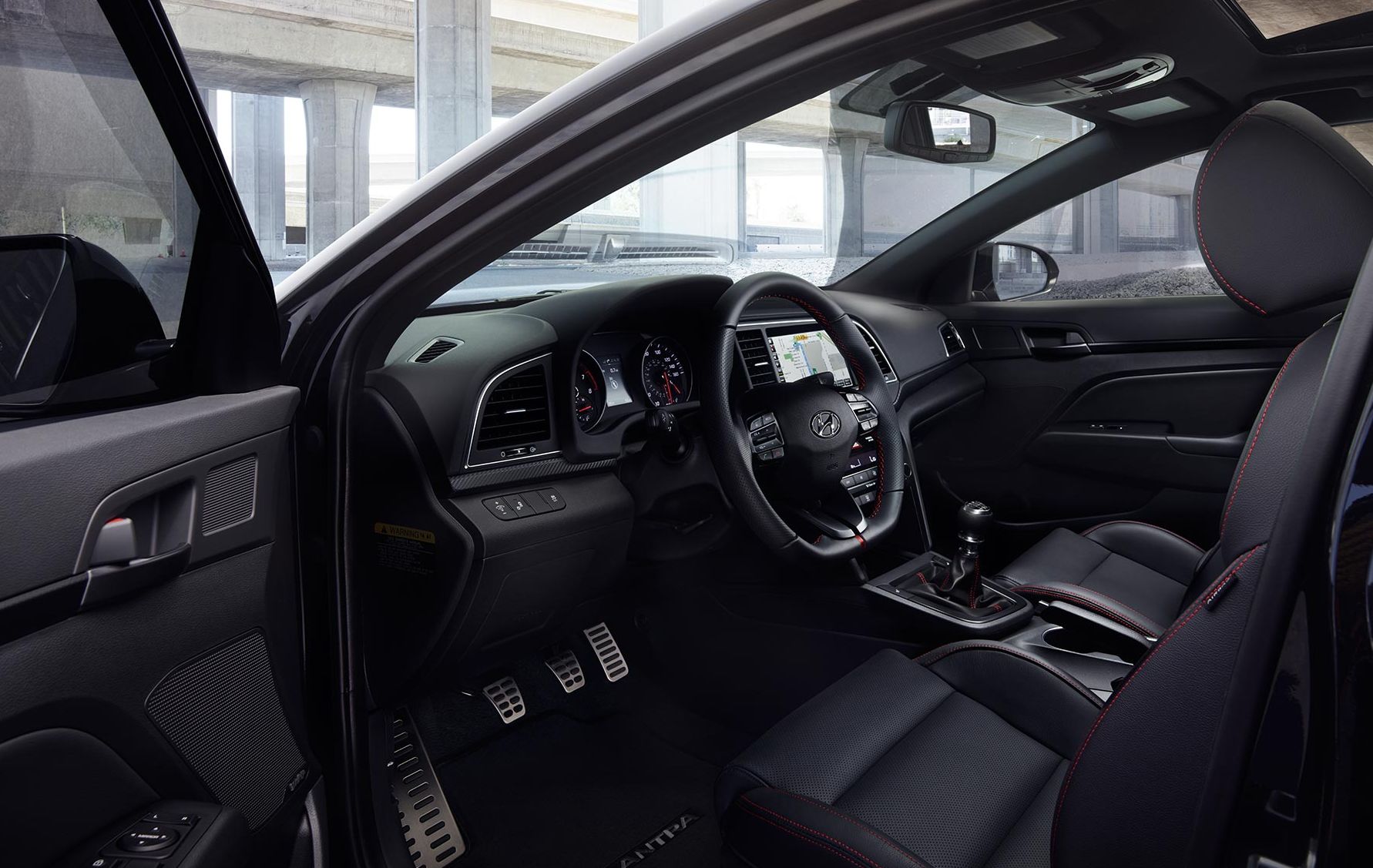 The Interior of the Elantra