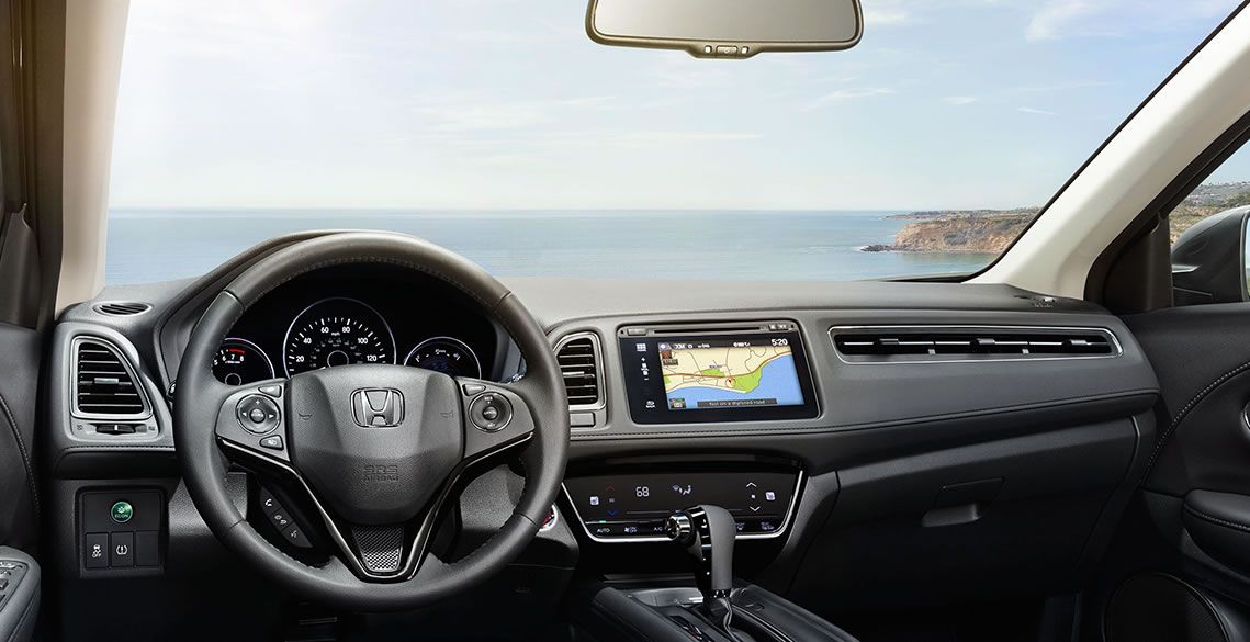 Cockpit of the Honda HR-V