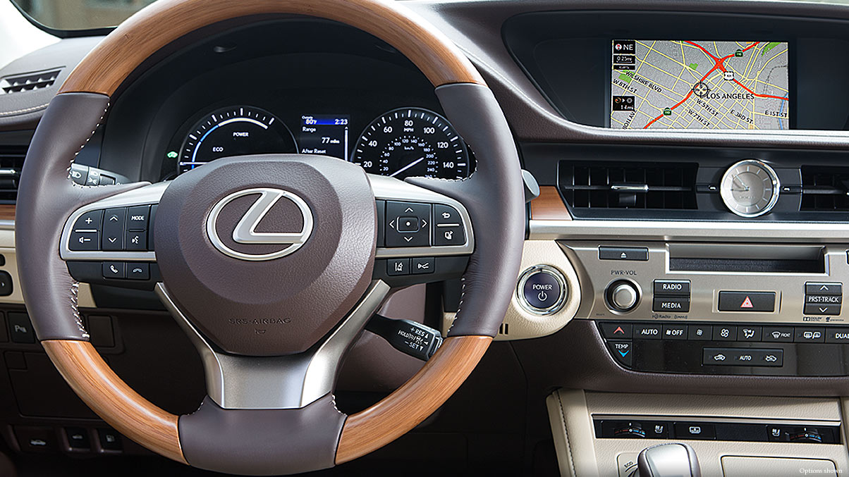 Interior of the 2017 ES 300h