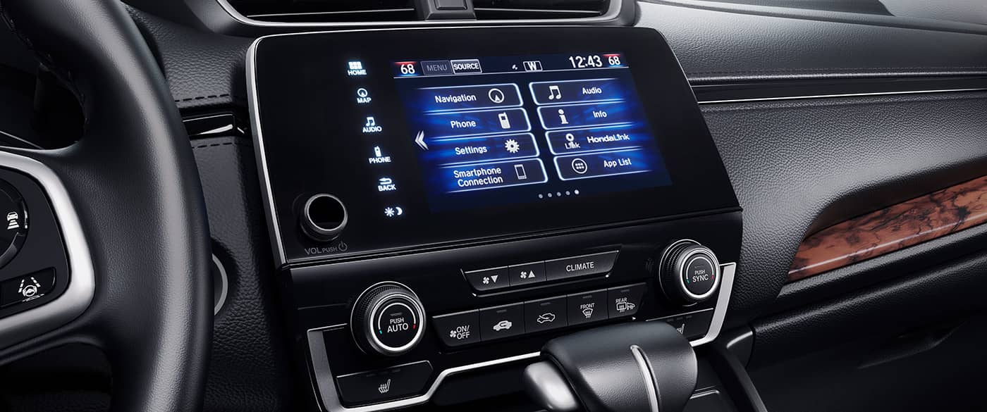 The CR-V with the Available 7-inch Touchscreen