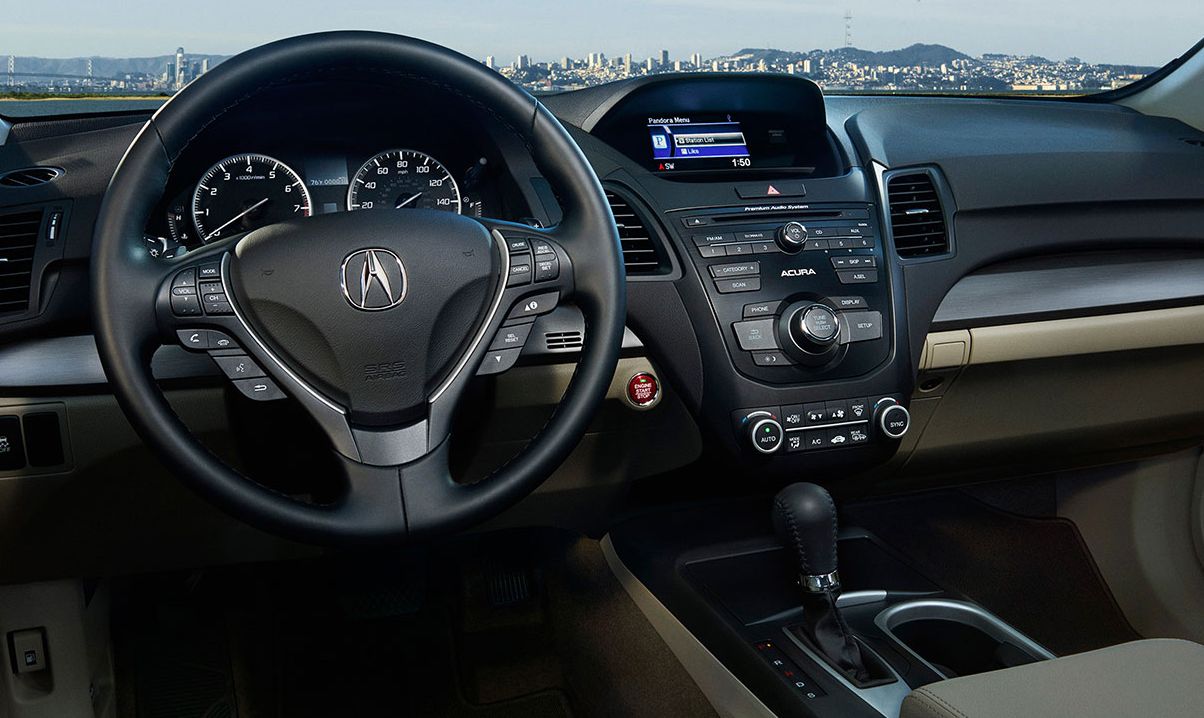 Dashboard-equipped Amenities in the RDX