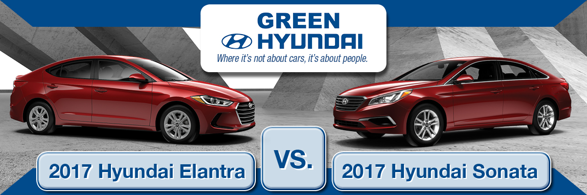 2017 Hyundai Elantra vs. 2017 Hyundai Sonata - What Are ...