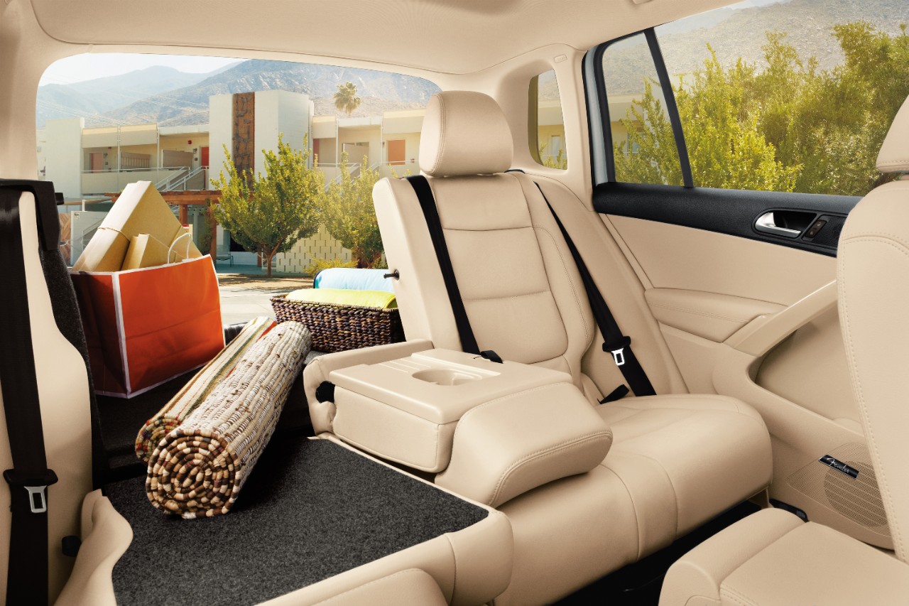 Versatile Space Inside the Tiguan! 