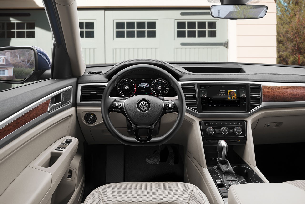 Interior of the VW Atlas