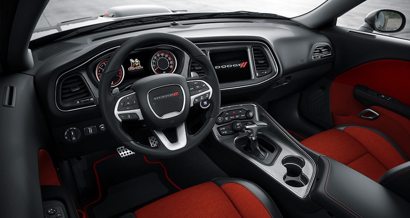 The Interior of the 2017 Challenger 392 Scat Pack SHAKER