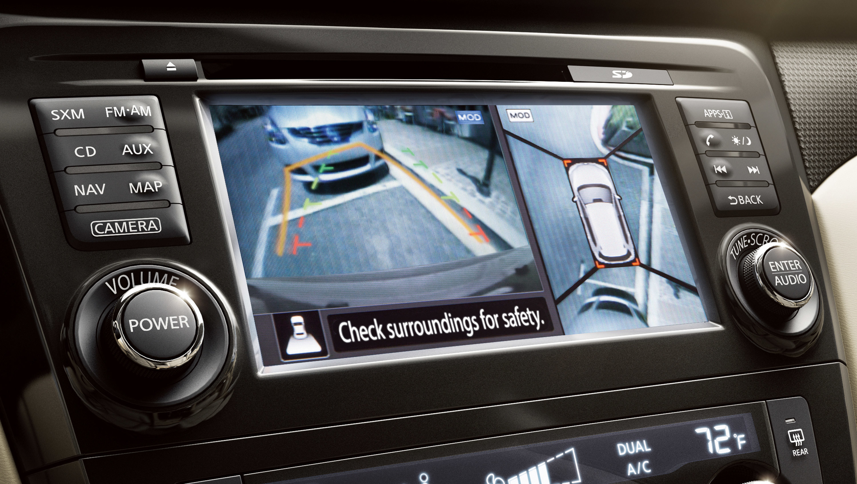 2015 Nissan Rogue rearview camera