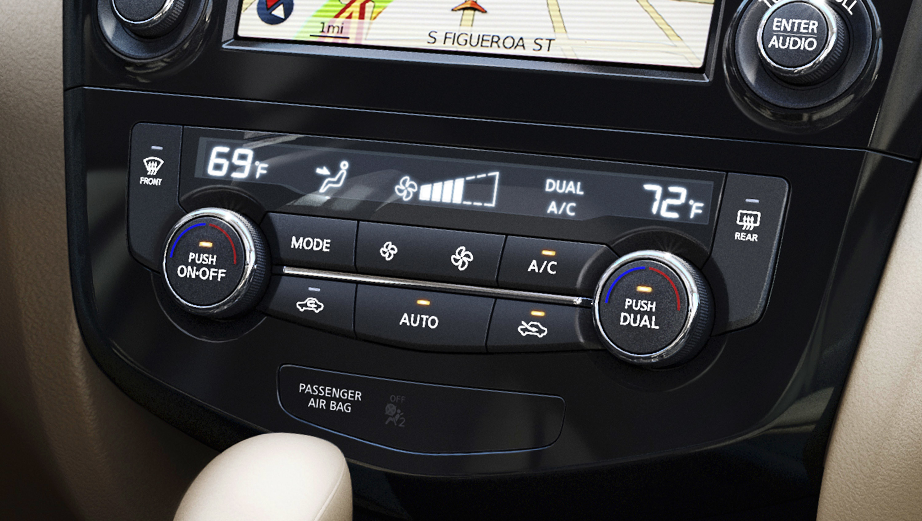 2015 Nissan Rogue climate control