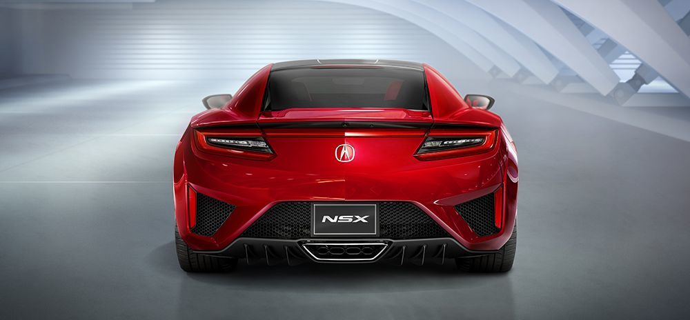 2017 NSX Rear View