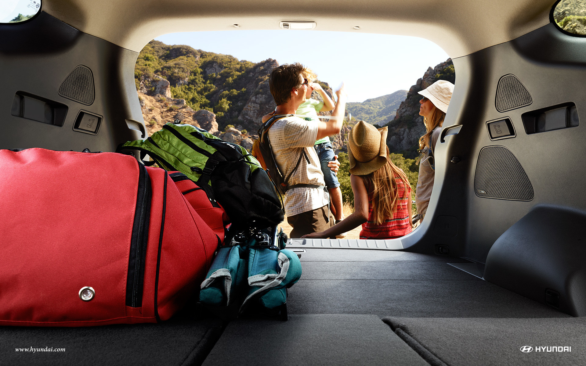 2016 Hyundai Santa Fe Sport Rear Cargo Area