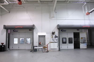 Crown Toyota Lawrence Body Shop Painting Booths