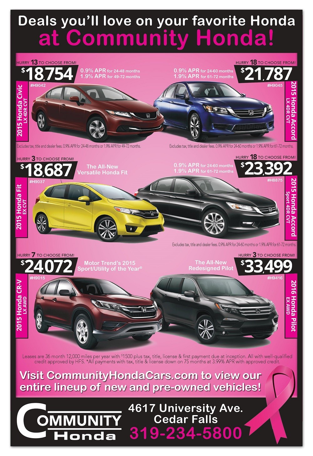 Community Honda Cedar Falls