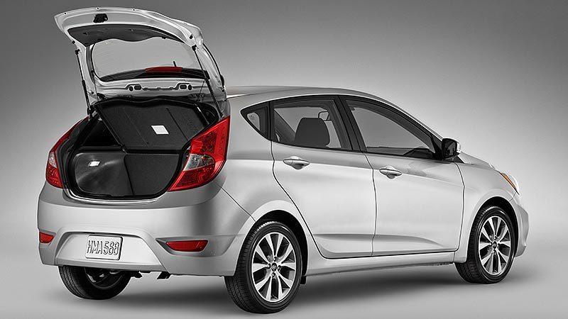 2016 Hyundai Accent Cargo Space