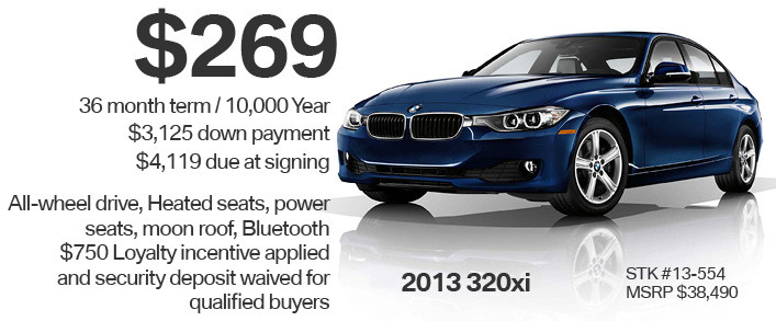 2013 3-Series Lease Special - BMW Car Loans