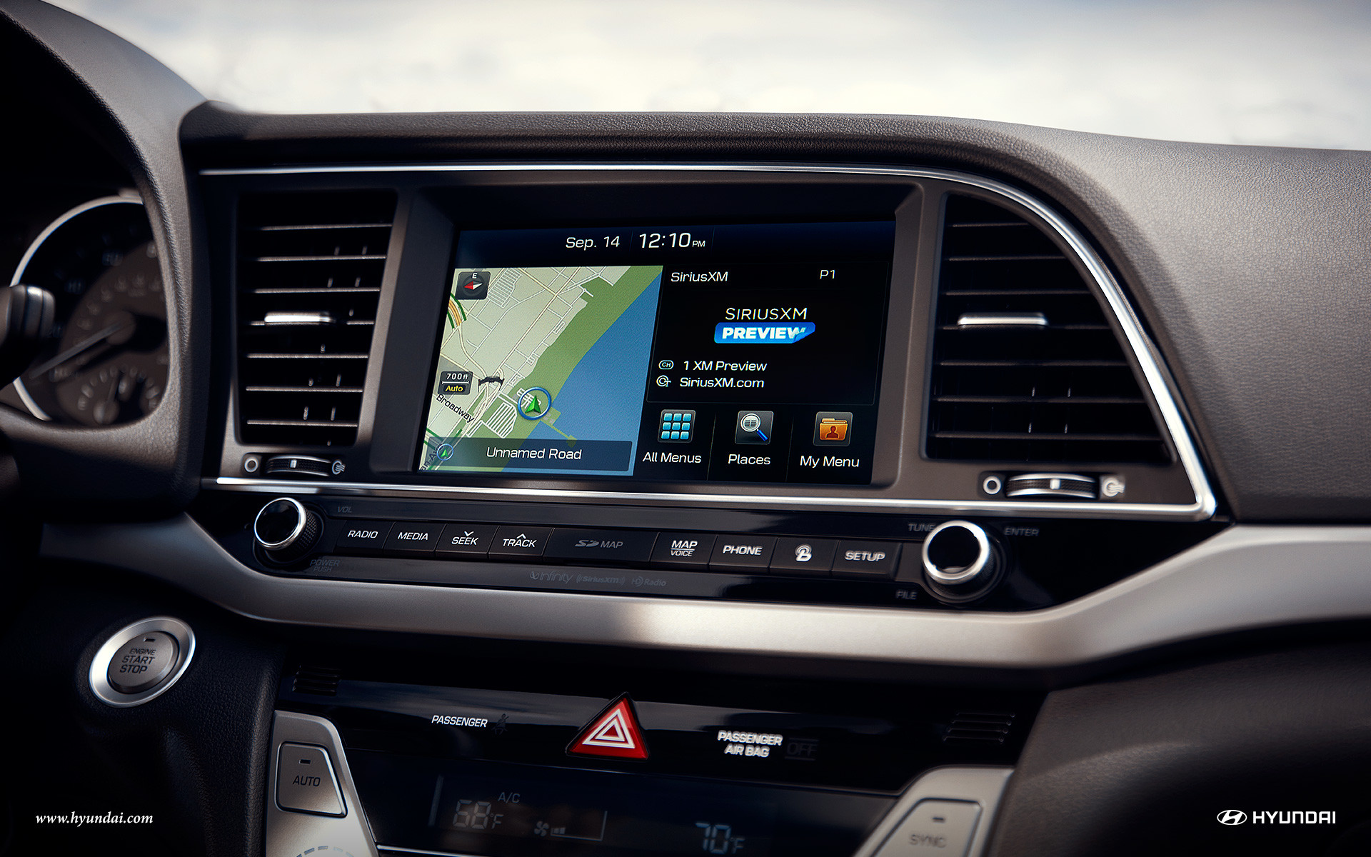 Elantra Limited Navigation Touchscreen