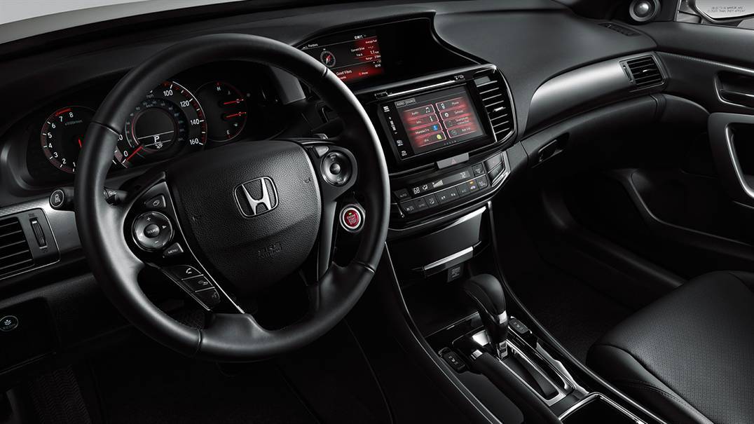 Interior of the 2016 Honda Accord