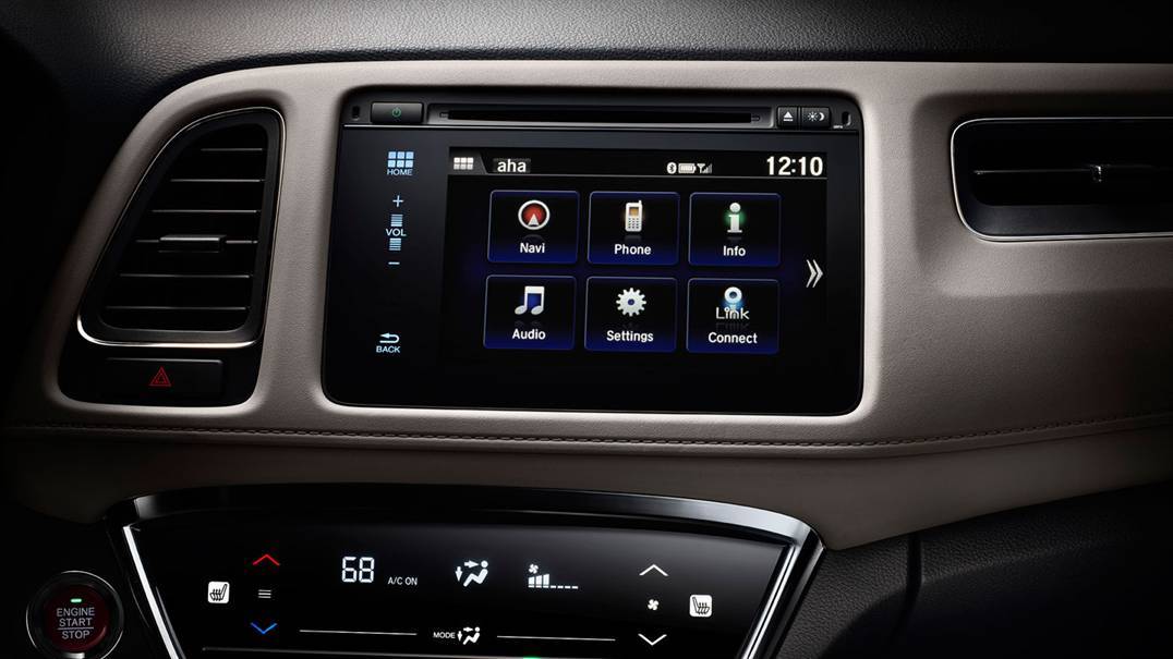 7-inch touchscreen on the 2016 Honda HR-V