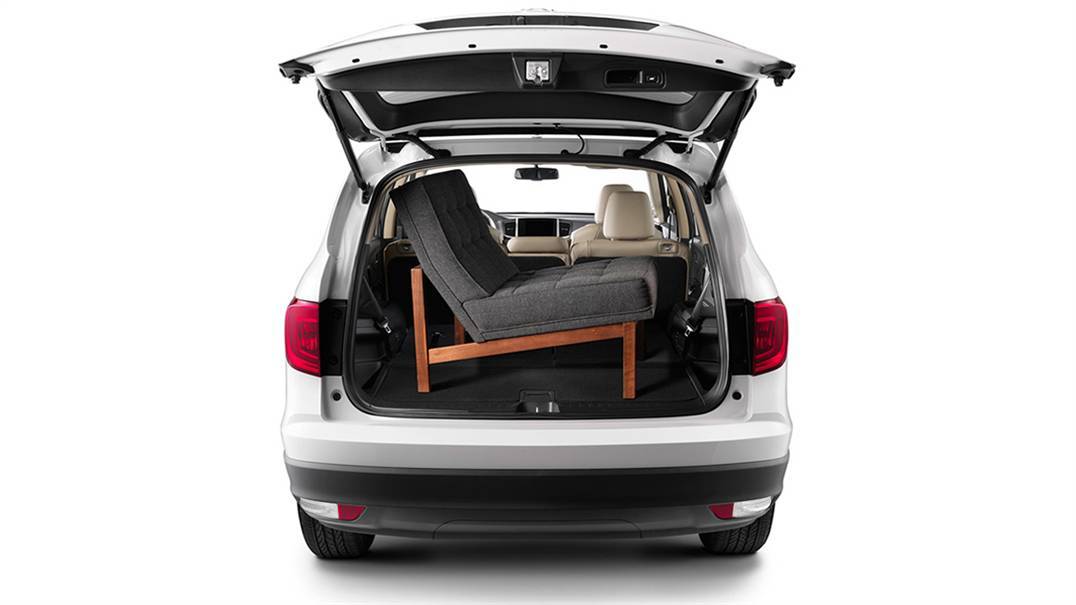 Trunk of the 2016 Honda Pilot
