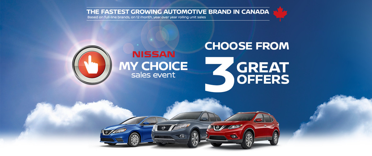 The Nissan MY Choice Sales Event Sherwood Nissan
