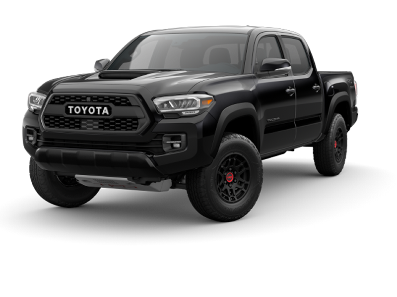 Toyota 21tacomadbltrdpro35l5ft4wdattc3t Angularfront Midnightblackmetallic