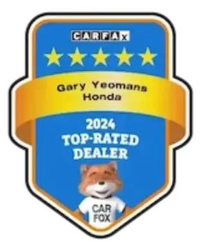 Gary Yeomans Honda in Daytona Beach, FL named 2024 CarFax Top-Rated Dealer for outstanding customer service and reliability.