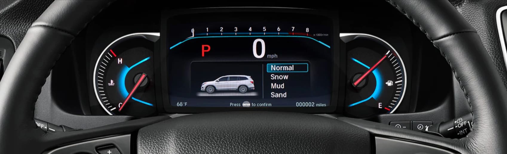 2022 Pilot Instrument Cluster