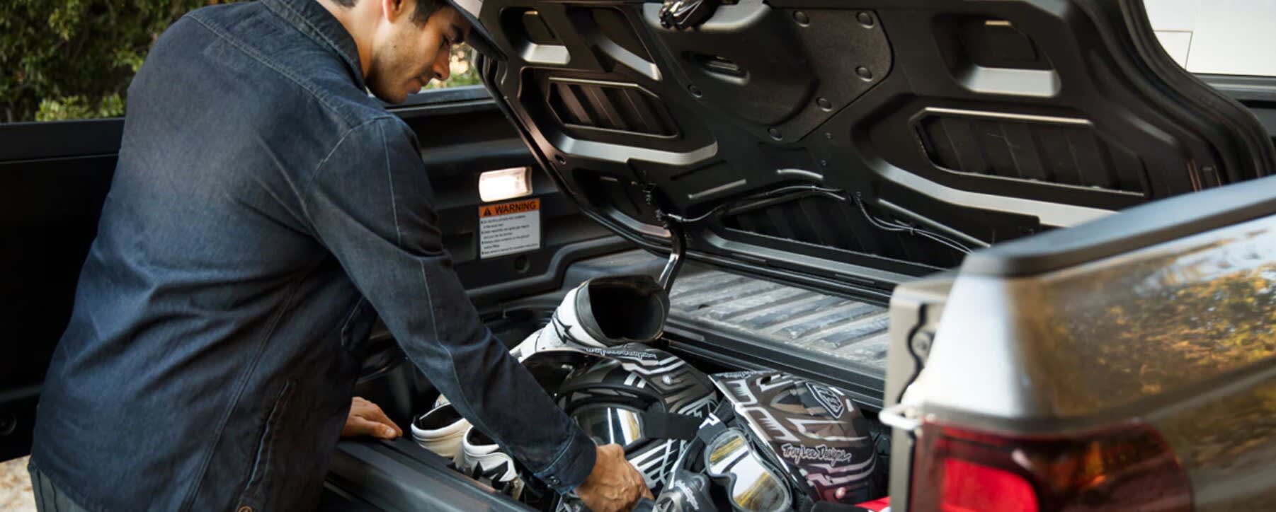 Truck Bed of the 2023 Honda Ridgeline