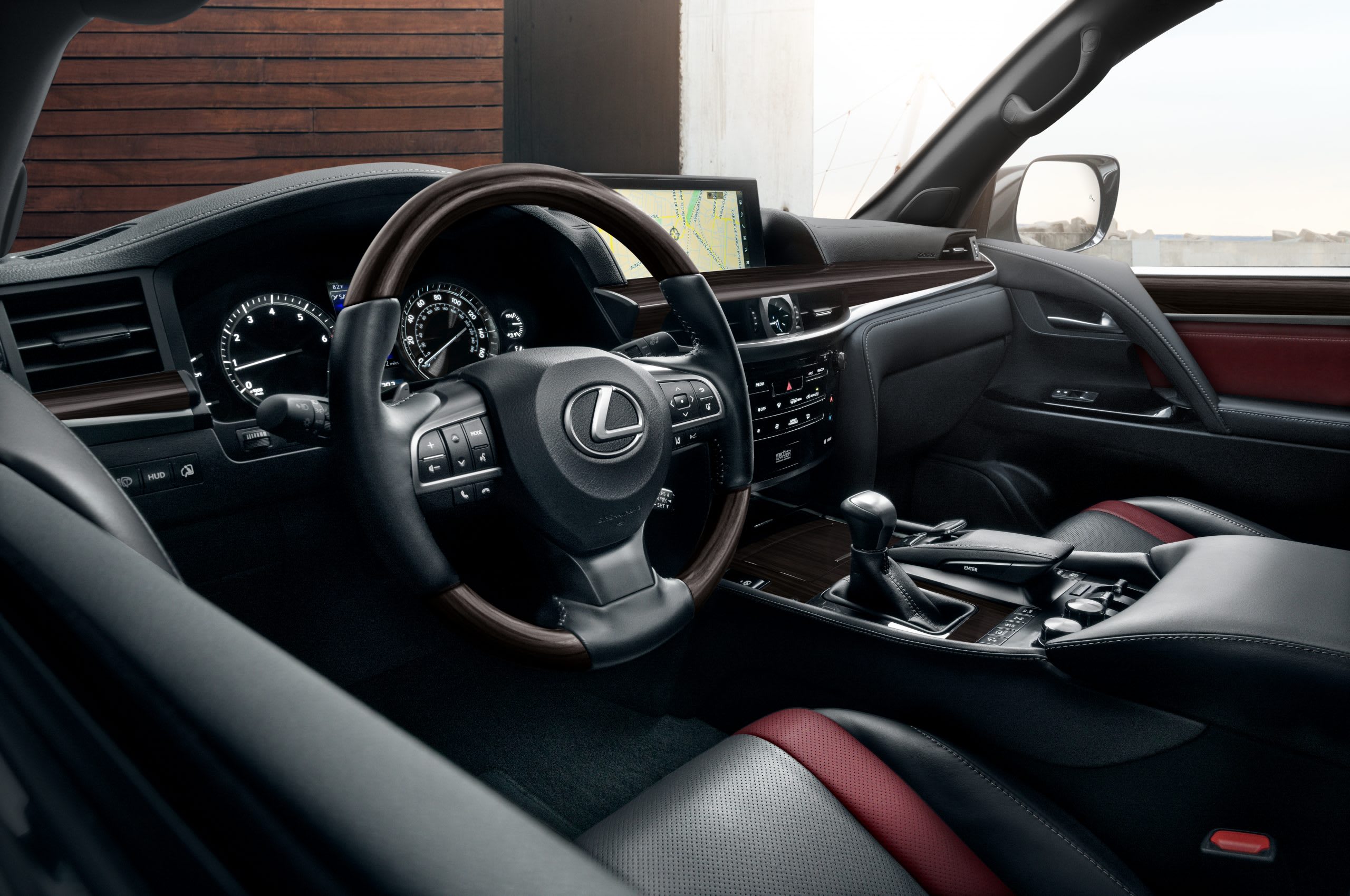 Steering Wheel of the Lexus LX 570