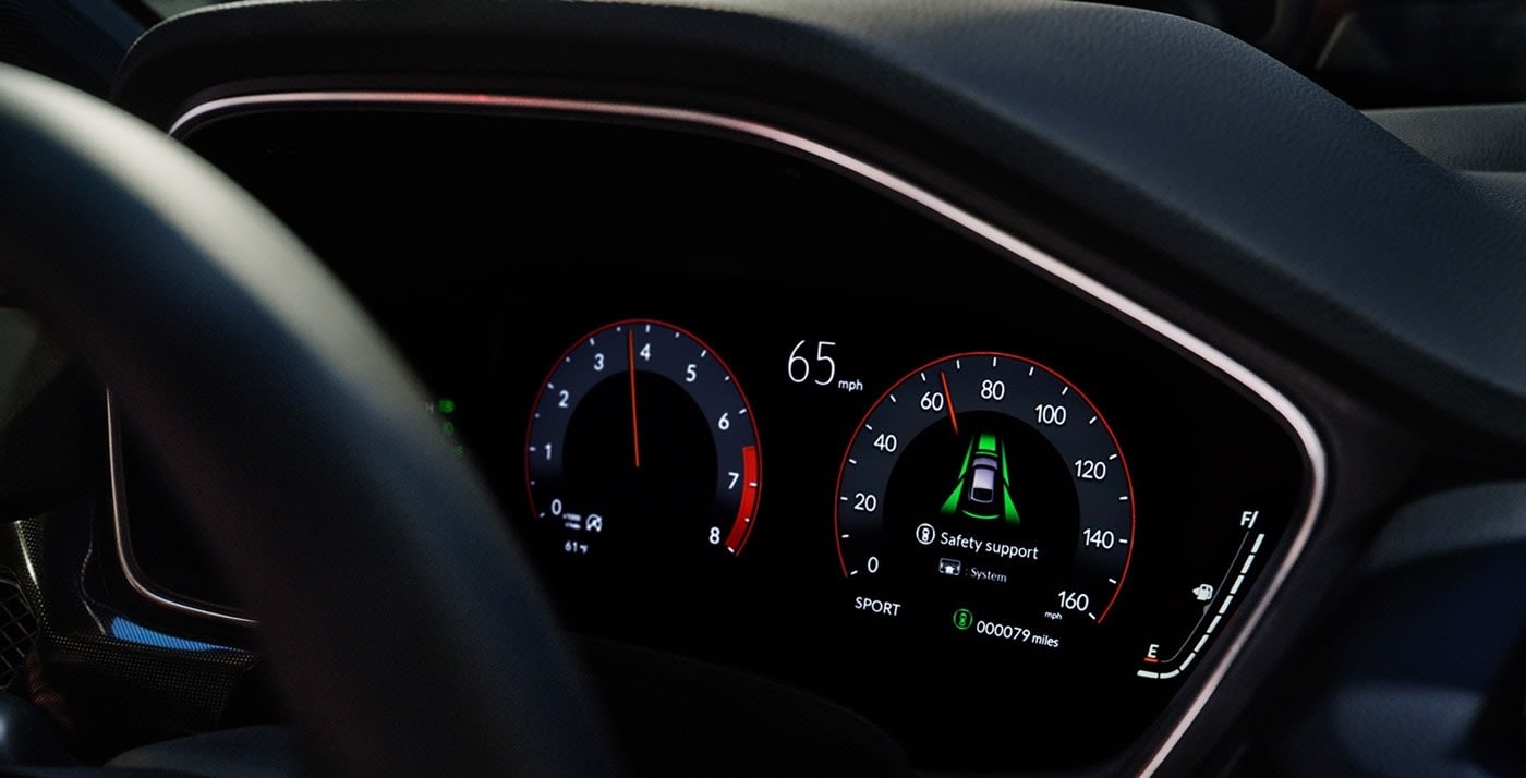 2023 Acura Integra A-Spec® with Technology Package Driver Information Display