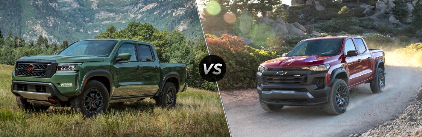 2023 Nissan Frontier vs. 2023 Chevrolet Colorado model comparison