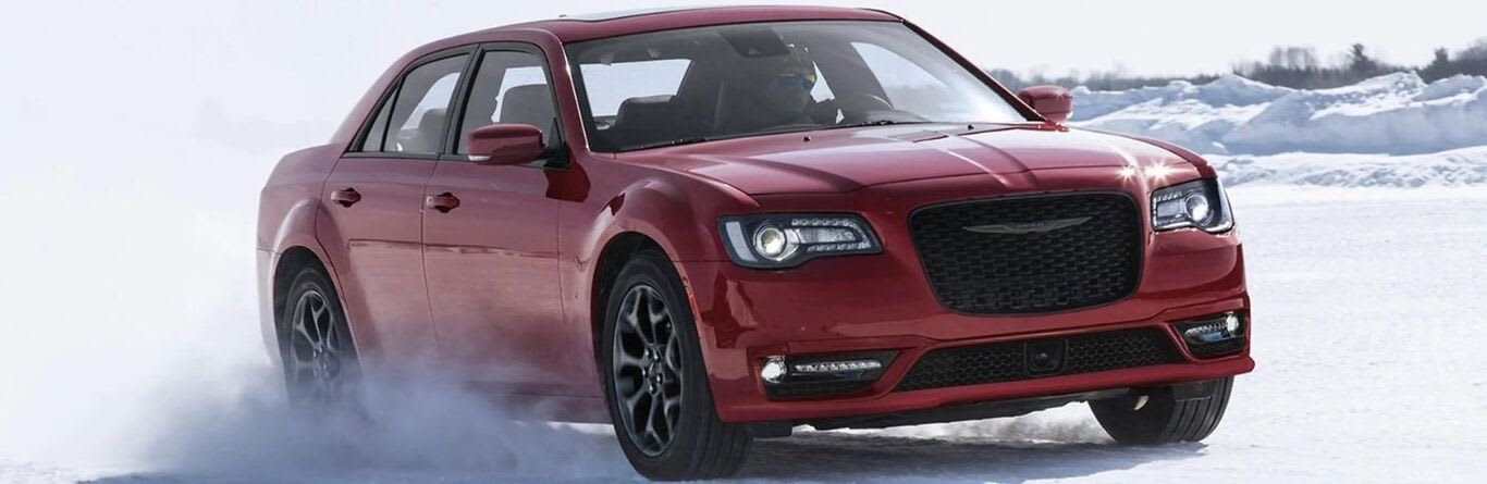2022 Chrysler 300 side and front view