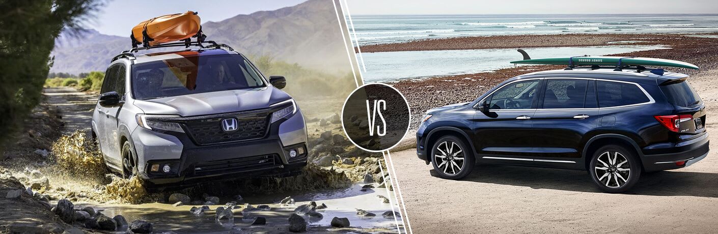 2019 Honda Passport vs 2019 Honda Pilot