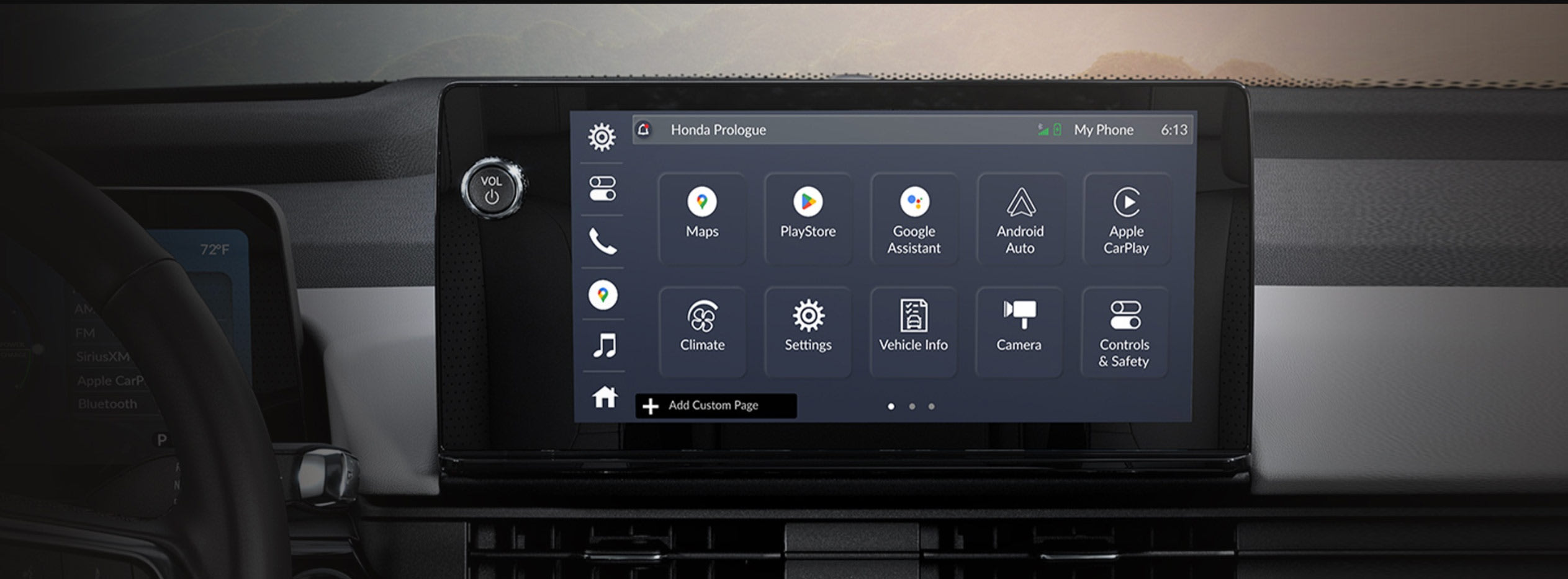 Infotainment system in the 2024 Prologue in Fredericksburg, VA