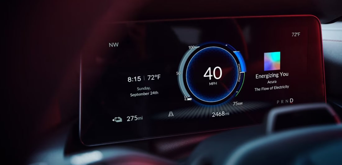 2024 Acura ZDX Touchscreen