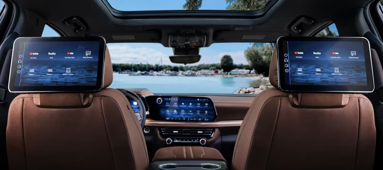 2024 Chevrolet Tahoe Rear Seat Dual HD Touchscreens