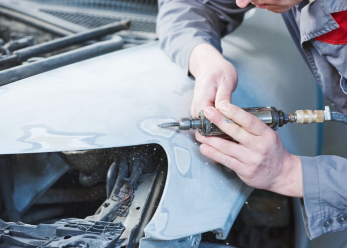 car storm damage repair