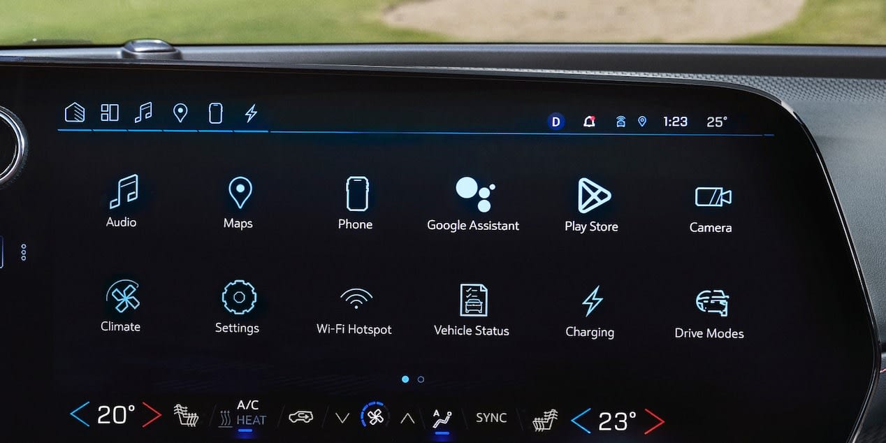2024 Blazer EV Touchscreen