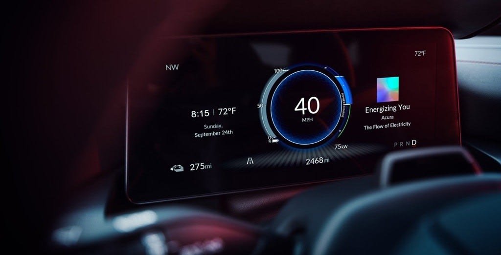 2024 Acura ZDX Digital Instrument Cluster