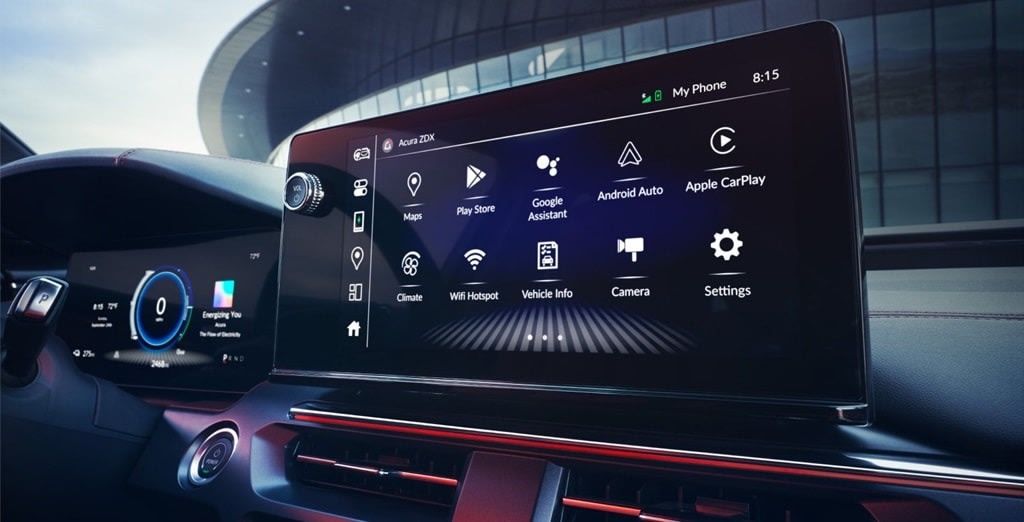 2024 Acura ZDX Color Touchscreen