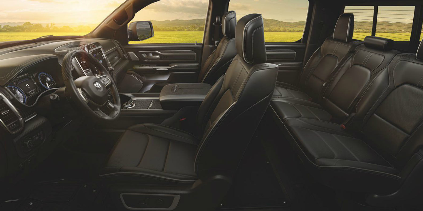 Ram 1500 Rusk, TX - interior cabin view