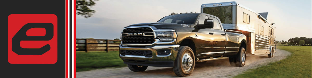 Ram 3500 Corsica, TX - Ram 3500 truck towing a trailer