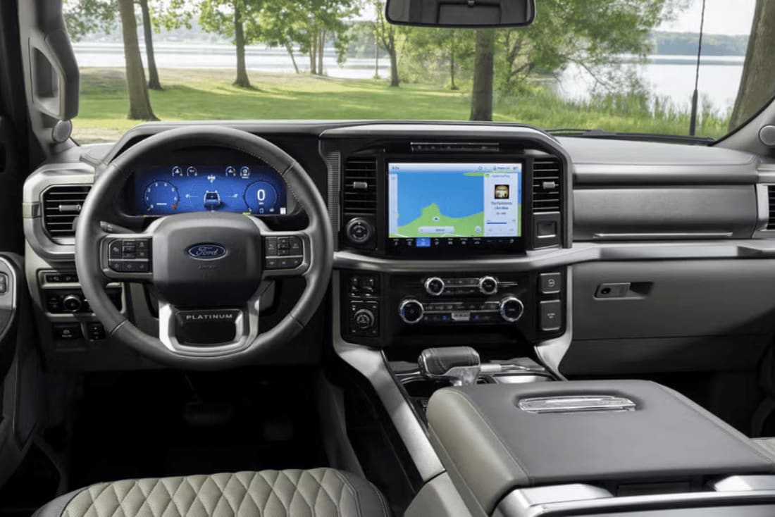 Ford F-150 for sale near Dallas, TX - interior view of F-150 pickup