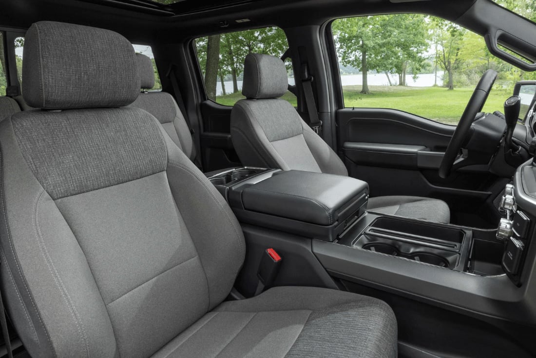 interior of a new Ford F-150 available for sale near Sulphur Springs, TX